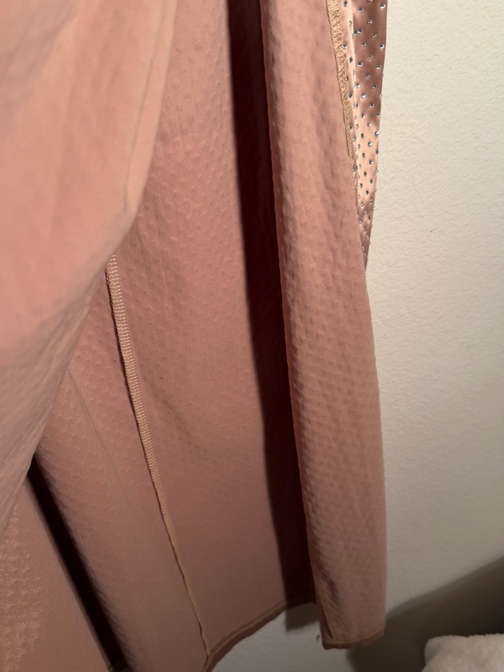 AKIRA Champagne Gold Rhinestone Strapless Ruched Maxi Dress - Picture 7 of 13
